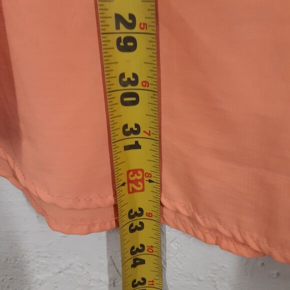 Reel Legends Adult Mens L Orange Vented Short Sleeve Vented Fishing Shirt Camp - Picture 9 of 9